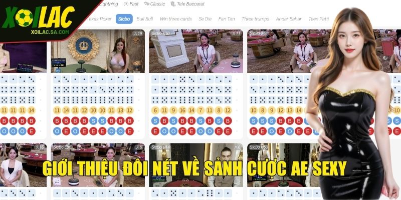Khám Phá Sảnh AE Sexy Casino - Trải Nghiệm Giải Trí Đỉnh Cao 2 AE Sexy Casino là nhà cung cấp trò chơi trực tuyến quốc tế từ năm 2012