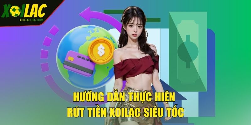 Hướng dẫn thực hiện rút tiền XOILAC siêu tốc